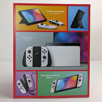 【中古美品】 未使用 Nintendo Switch 有機ELモデル Joy-Con ホワイト ニンテンドースイッチ ゲーム機本体 034-250224-vt-04-fuz 万代Net店