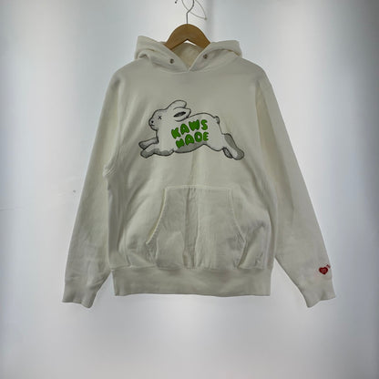 【中古品】【メンズ】  HUMAN MADE×KAWS PULLOVER PARKER ヒューマン メイド 142-250224-st-03-fuz サイズ：M カラー：ホワイト 万代Net店