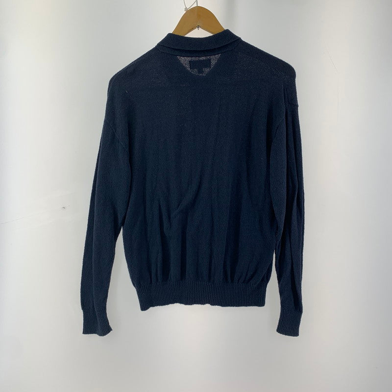 【中古品】【メンズ】  STUSSY 23AW LIGHT WEIGHT LS ZIP POLO ステューシー 142-250224-st-05-fuz サイズ：S カラー：ネイビー 万代Net店