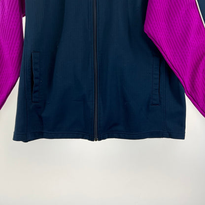 【中古品】【メンズ】 NIKE ナイキ トラックジャケット ジャージ NAVY PURPLE SIZE:XXL ※穴開き・ほつれあり 148-260919-io-32-fuzh カラー：ネイビーパープル 万代Net店