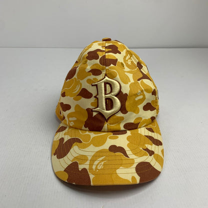 【中古品】【メンズ】  A BATHING APE キャップ 帽子  アベイシングエイプ 185-250225-st-10-fuz サイズ：M カラー：イエロー 万代Net店