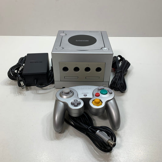 【中古美品】 Nintendo GAME CUBE ニンテンドー ゲーム キューブ 本体 シルバー 箱無し 023-251128-mh-05-fuz 万代Net店