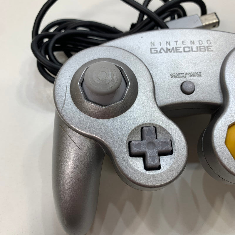 【中古美品】 Nintendo GAME CUBE ニンテンドー ゲーム キューブ 本体 シルバー 箱無し 023-251128-mh-05-fuz 万代Net店