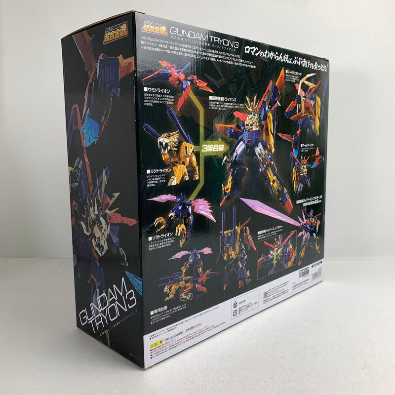 【中古品】 完備品 箱傷みあり 超合金魂 GX-113 最強機動 ガンダムトライオン3 フィギュア 056-260222-mh-13-fuzh 万代Net店