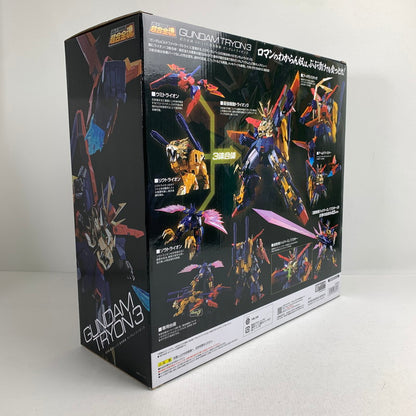 【中古品】 完備品 箱傷みあり 超合金魂 GX-113 最強機動 ガンダムトライオン3 フィギュア 056-260222-mh-13-fuzh 万代Net店