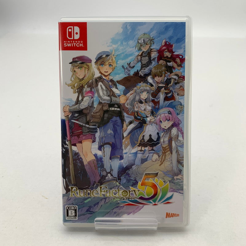 【中古美品】 Nintendo Switch ニンテンドー スイッチ ソフト Rune Factory5 ルーンファクトリー5 [CERO区分_B / 12歳以上対象] 260601-mh-30-fuz 万代Net店