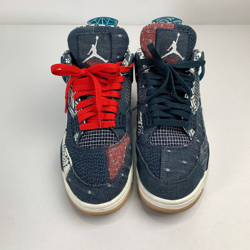 【中古品】【メンズ】  NIKE CW0898-400 AIR JORDAN 4 RETRO SE"SASHIKO" スニーカー 靴 ナイキ 160-250227-st-16-fuz サイズ：27.0cm カラー：インディゴ 万代Net店