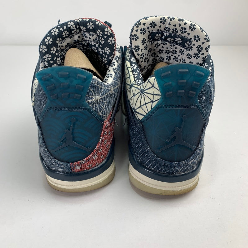 【中古品】【メンズ】  NIKE CW0898-400 AIR JORDAN 4 RETRO SE"SASHIKO" スニーカー 靴 ナイキ 160-250227-st-16-fuz サイズ：27.0cm カラー：インディゴ 万代Net店