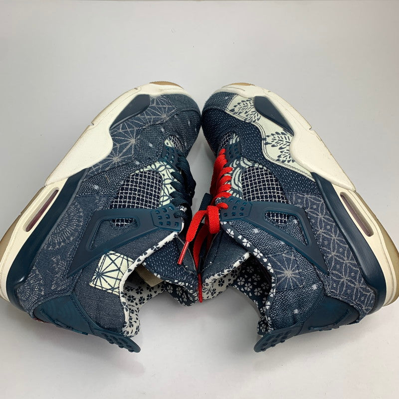 【中古品】【メンズ】  NIKE CW0898-400 AIR JORDAN 4 RETRO SE"SASHIKO" スニーカー 靴 ナイキ 160-250227-st-16-fuz サイズ：27.0cm カラー：インディゴ 万代Net店