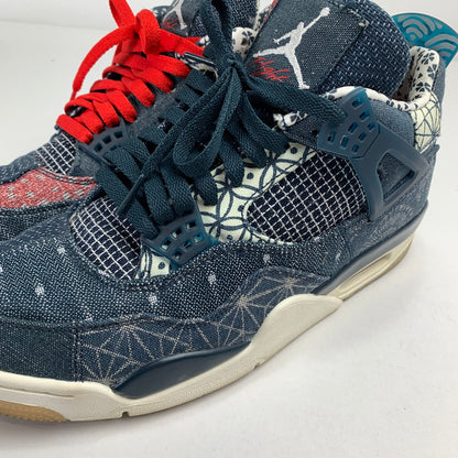 【中古品】【メンズ】  NIKE CW0898-400 AIR JORDAN 4 RETRO SE"SASHIKO" スニーカー 靴 ナイキ 160-250227-st-16-fuz サイズ：27.0cm カラー：インディゴ 万代Net店