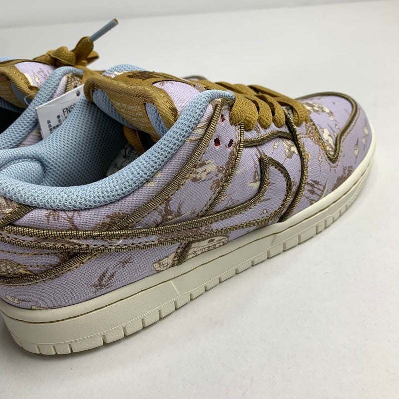 【中古美品】【メンズ】 NIKE SB FN5880-001 DUNK LOW PRM ”TOILE" スニーカー 靴 ナイキ 166-250301-st-17-fuz サイズ：23.5cm カラー：パープル 万代Net店