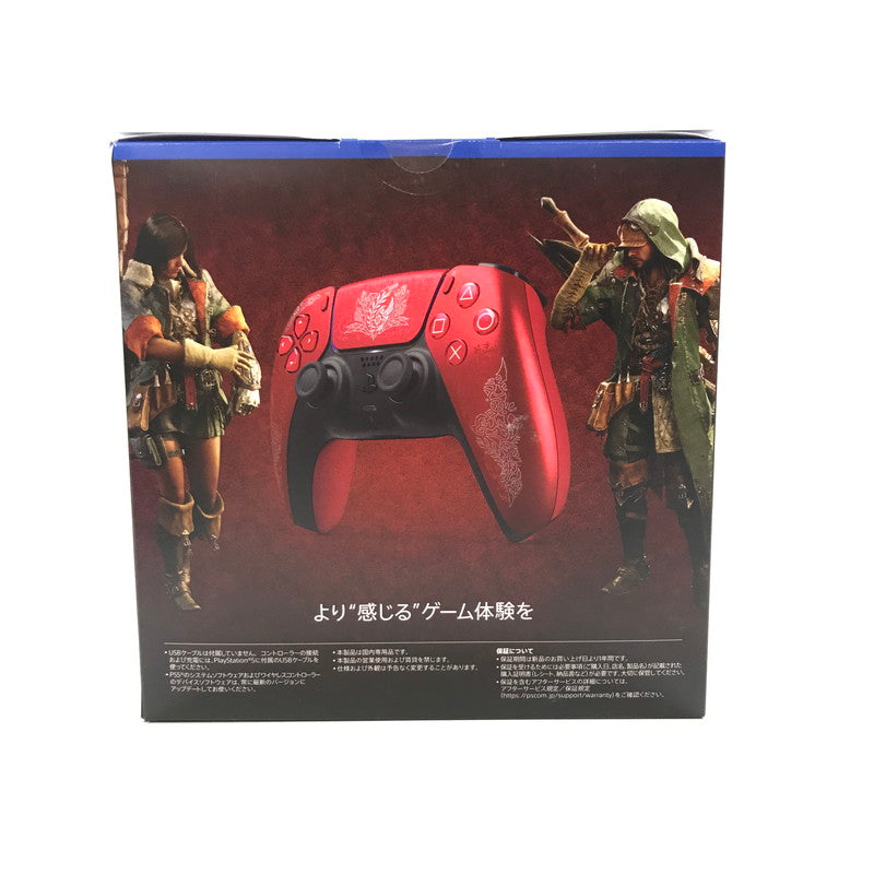 【中古美品】 未使用 未開封 PlayStation 5 PS5 プレイステーション5 プレステ5 DualSense デュアル センス ワイヤレス コントローラー ""モンスターハンターワイルズ"" リミテッドエディション ゲーム 024-250911-mh-05-fuz 万代Net店