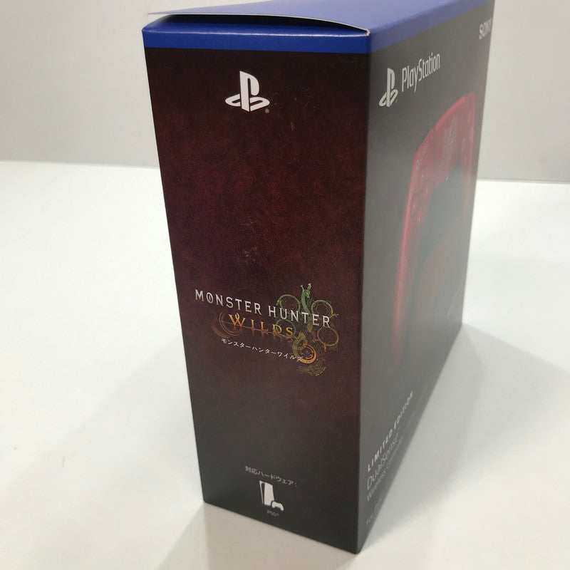【中古美品】 未使用 未開封 PlayStation 5 PS5 プレイステーション5 プレステ5 DualSense デュアル センス ワイヤレス コントローラー ""モンスターハンターワイルズ"" リミテッドエディション ゲーム 024-250911-mh-05-fuz 万代Net店