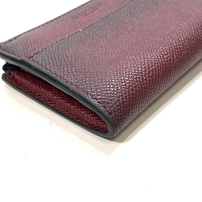 【中古品】【レディース】 COACH コーチ レザーコインケース 財布 ウォレット 181-250302-gm-35-fuz カラー：ワイン 万代Net店