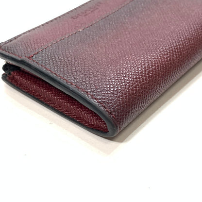【中古品】【レディース】 COACH コーチ レザーコインケース 財布 ウォレット 181-250302-gm-35-fuz カラー：ワイン 万代Net店