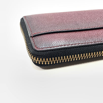 【中古品】【レディース】 COACH コーチ レザーコインケース 財布 ウォレット 181-250302-gm-35-fuz カラー：ワイン 万代Net店