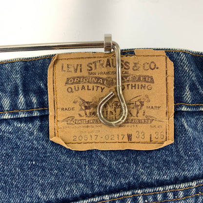 【中古品】【メンズ】  LEVI'S 517 ブーツカットデニムパンツ リーバイス 156-250301-st-17-fuz サイズ：W33 カラー：ブルー 万代Net店