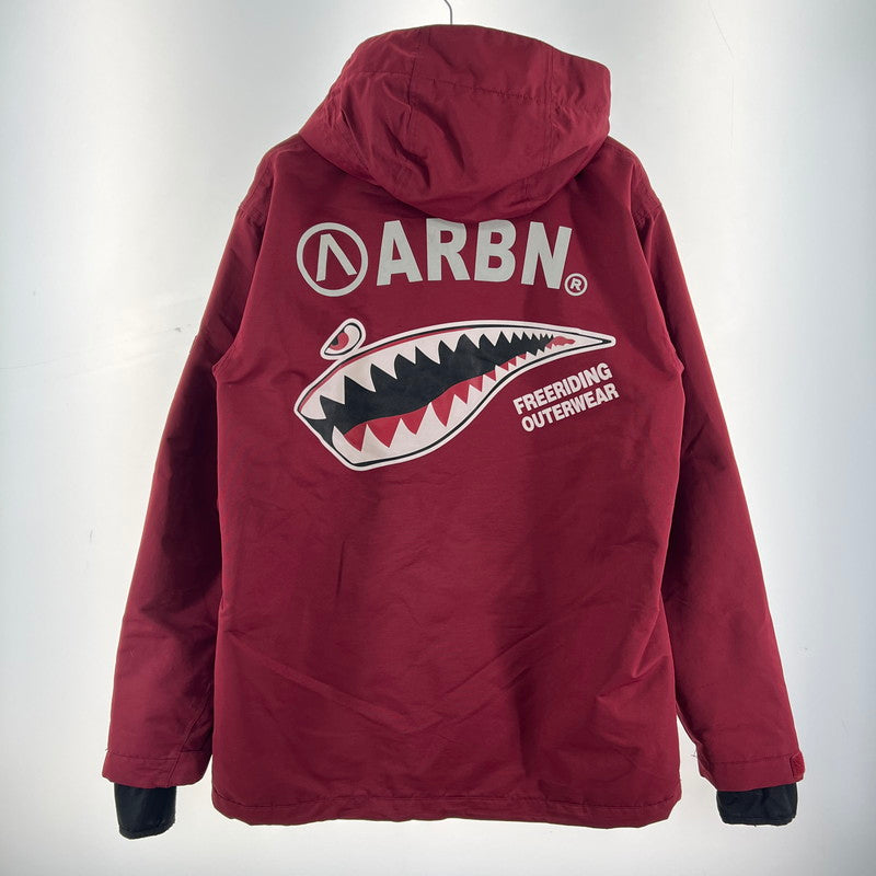 【中古品】【メンズ】 ARBN エアボーン ウェア スノーウェア スノボ スキー ジャケット アウター 上着 ※毛玉・スレあり 118-261022-io-10-fuz サイズ：XL カラー：ワイン 万代Net店