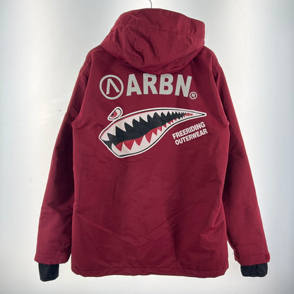 【中古品】【メンズ】 ARBN エアボーン ウェア スノーウェア スノボ スキー ジャケット アウター 上着 ※毛玉・スレあり 118-261022-io-10-fuz サイズ：XL カラー：ワイン 万代Net店
