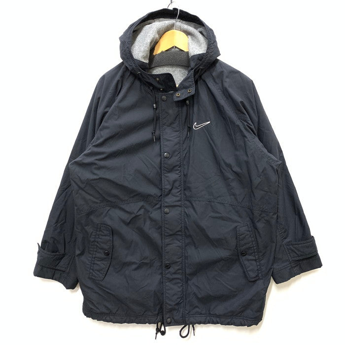 【中古品】【メンズ】 NIKE ナイキ 90s 銀タグ ナイロンジャケット トップス アウター ブランド 古着 148-250320-gm-27-fuz サイズ：M カラー：ブラック 万代Net店