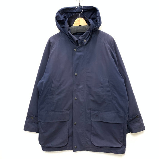 【中古品】【メンズ】 Burberrys バーバリーズ 90s フード付きコットンジャケット アウター ブランド 古着 141-250315-gm-10-fuz サイズ：表記無し カラー：ネイビー 万代Net店