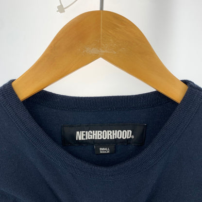 【中古品】【メンズ】  NEIGHBORHOOD 232FPNH-CSM10 CLASSIC-P CREWNECK SS ネイバーフッド 142-250301-st-09-fuz サイズ：S カラー：ネイビー 万代Net店