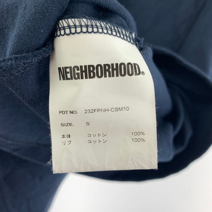 【中古品】【メンズ】  NEIGHBORHOOD 232FPNH-CSM10 CLASSIC-P CREWNECK SS ネイバーフッド 142-250301-st-09-fuz サイズ：S カラー：ネイビー 万代Net店