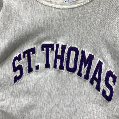 【中古品】【メンズ】 Champion チャンピオン 90s メキシコ製 REVERSE WEAVE SWEAT リヴァースウィーブスウェット トップス ブランド 古着 145-250308-gm-16-fuz サイズ：L カラー：グレー 万代Net店