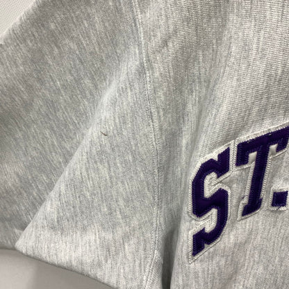 【中古品】【メンズ】 Champion チャンピオン 90s メキシコ製 REVERSE WEAVE SWEAT リヴァースウィーブスウェット トップス ブランド 古着 145-250308-gm-16-fuz サイズ：L カラー：グレー 万代Net店