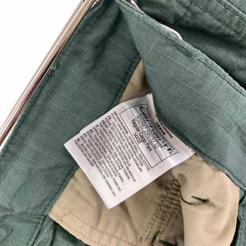 【中古品】【メンズ】 CARHARTT REGULAR CARGO PANT カーハート 156-250308-st-15-fuz サイズ：34 カラー：グリーン 万代Net店