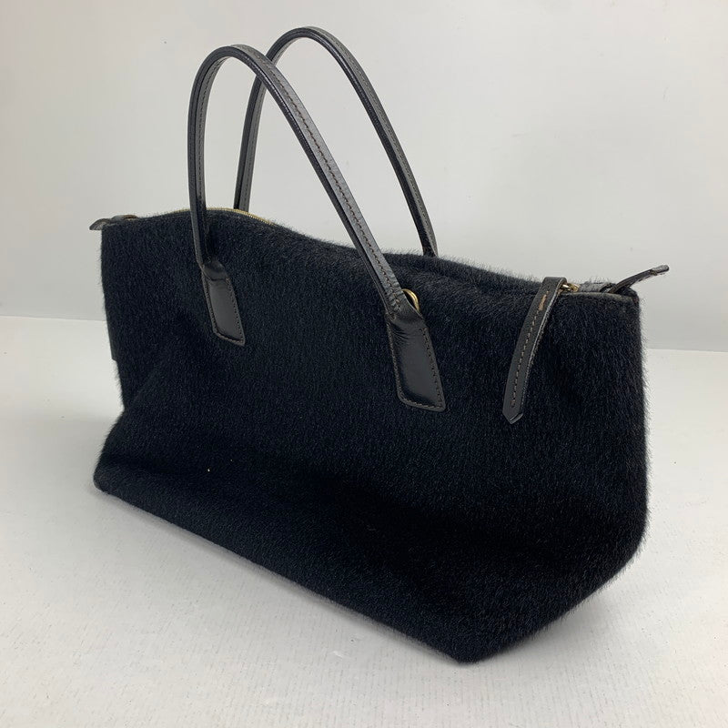 【中古品】【レディース】 ROBERTA PIERI ロベルタピエリ トートバッグ ブラックファ カバン トート バッグ かばん ※角スレ・使用感有 188-260803-io-22-fuzh 万代Net店