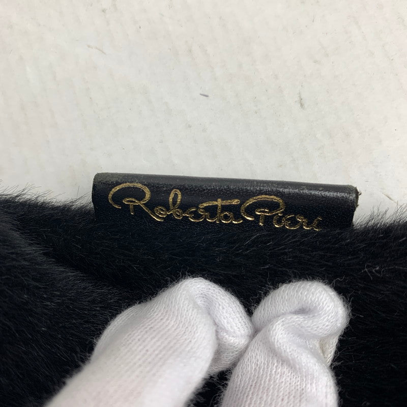 【中古品】【レディース】 ROBERTA PIERI ロベルタピエリ トートバッグ ブラックファ カバン トート バッグ かばん ※角スレ・使用感有 188-260803-io-22-fuzh 万代Net店