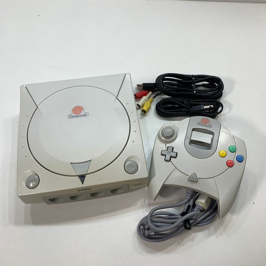【中古美品】 SEGA Dreamcast セガ ドリームキャスト 本体 ビジュアルメモリ欠品 023-251201-mh-01-fuz 万代Net店