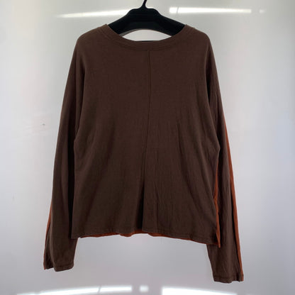 【中古品】【レディース】 KALEN ケレン 2WAY TEE 長袖Tシャツ ロンT BEIGE ORANGE SIZE:42 170-260701-io-02-fuzh 万代Net店