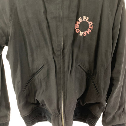 【中古品】【メンズ】 THE FLAT HEAD フラットヘッド レーヨンツイルジャケット スカジャン ドラゴン刺繍 裏地レオパード柄 145-250310-nm-02-fuz サイズ：40 カラー：ブラック 万代Net店