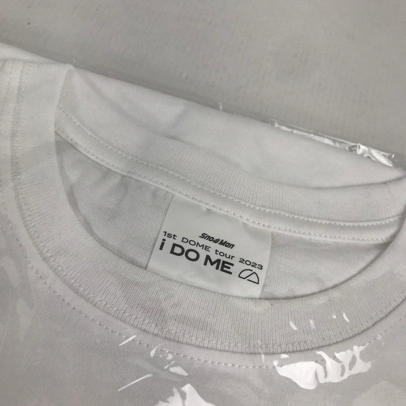【中古品】 SnowMan スノーマン オーバーサイズロングTシャツ ホワイト 「Snow Man 1st DOME tour 2023 i DO ME」 086-251219-io-11-fuz 万代Net店