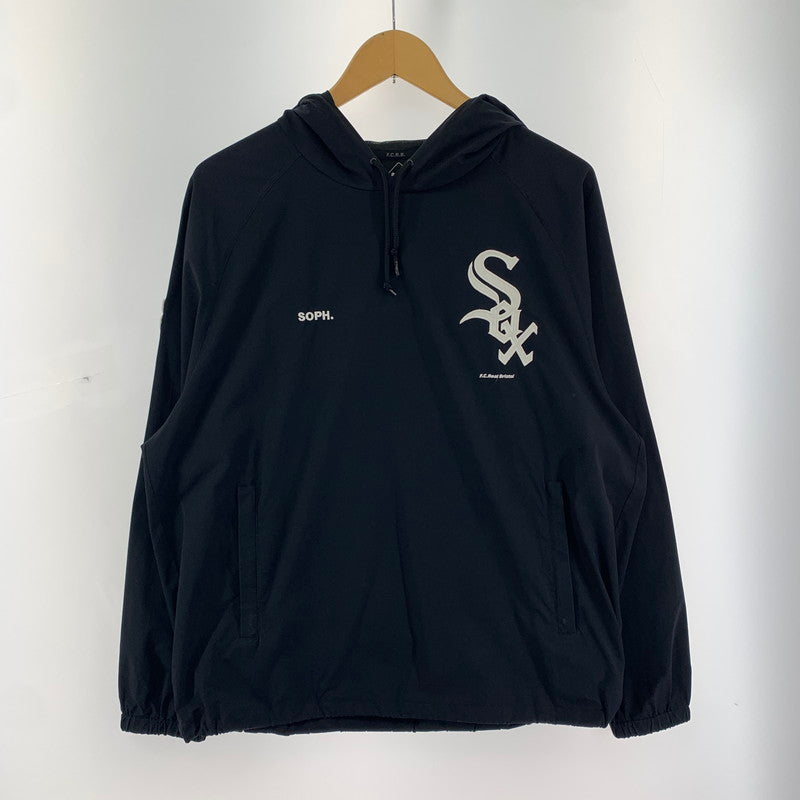 【中古品】【メンズ】 F.C.REAL.BRISTOL エフシーレアルブリストル 21AW MLB TOUR PACKABLE ANORAK アノラック ジャケット 古着 142-250311-mh-26-fuz サイズ：S カラー：ブラック 万代Net店
