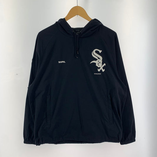 【中古品】【メンズ】 F.C.REAL.BRISTOL エフシーレアルブリストル 21AW MLB TOUR PACKABLE ANORAK アノラック ジャケット 古着 142-250311-mh-26-fuz サイズ：S カラー：ブラック 万代Net店