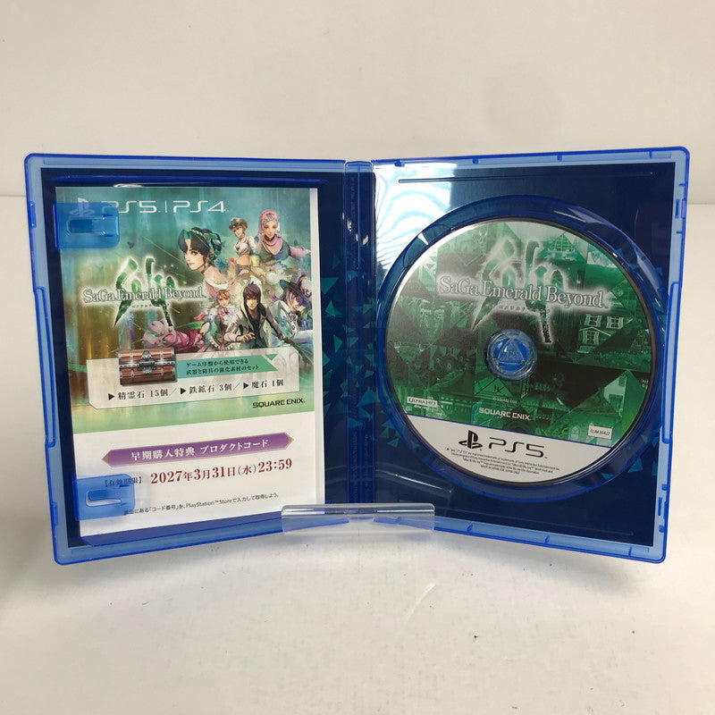 【中古美品】 サガ エメラルド ビヨンド PS5 プレステ5 ゲームソフト [CERO区分_B / 12歳以上対象] 026-260611-io-49-fuz 万代Net店