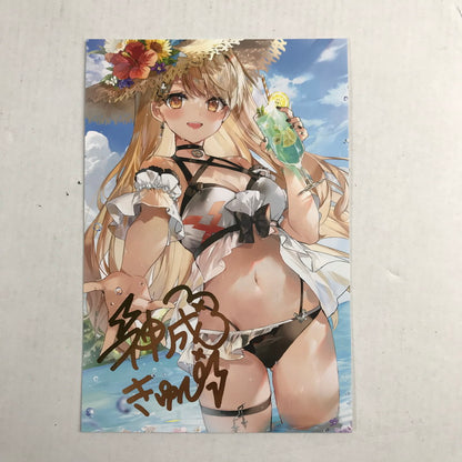 【中古美品】 ぶいすぽっ! 神成きゅぴ 誕生日記念2023 セット限定 箔押しポストカード ポストカード グッズ 053-260404-io-04-fuzh 万代Net店