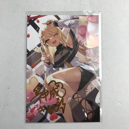【中古美品】 ぶいすぽっ! 神成きゅぴ 誕生日記念2022 セット限定 箔押しポストカード ポストカード グッズ 053-260404-io-01-fuzh 万代Net店