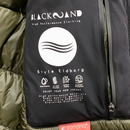 【中古品】【メンズ】 BLACK SAND M2324705 ELDBORG JACKET ダウンジャケット アウター ブランド 古着 141-250320-gm-33-fuz サイズ：M カラー：ブラック 万代Net店