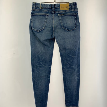 【中古品】 BIG JOHN テーパードジョガーパンツ ビッグジョン 145-250320-st-08-fuz サイズ：26 カラー：ブルー 万代Net店