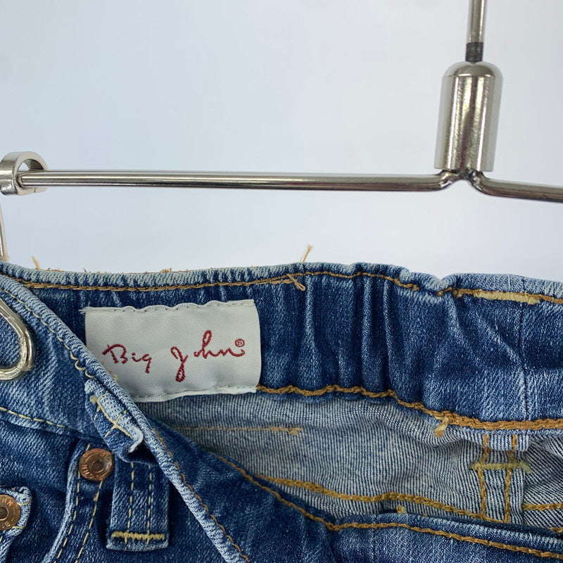 【中古品】 BIG JOHN テーパードジョガーパンツ ビッグジョン 145-250320-st-08-fuz サイズ：26 カラー：ブルー 万代Net店