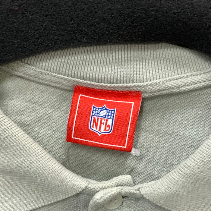 【中古品】【メンズ】 NFL RAIDERS ラスベガス・レイダース ポロシャツ 半袖 トップス ブランド 古着 145-250323-gm-04-fuz サイズ：XXL カラー：カーキ タイダイ 万代Net店