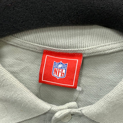 【中古品】【メンズ】 NFL RAIDERS ラスベガス・レイダース ポロシャツ 半袖 トップス ブランド 古着 145-250323-gm-04-fuz サイズ：XXL カラー：カーキ タイダイ 万代Net店