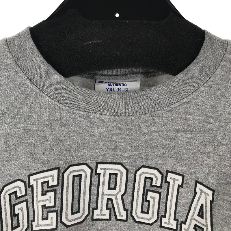 【中古品】【メンズ】 CHAMPION SWEATSHIRT チャンピョン スェット カラーGRAY SIZE:YXL GEORGIA カレッジロゴスェット 148-260804-ky-03-fuzh 万代Net店