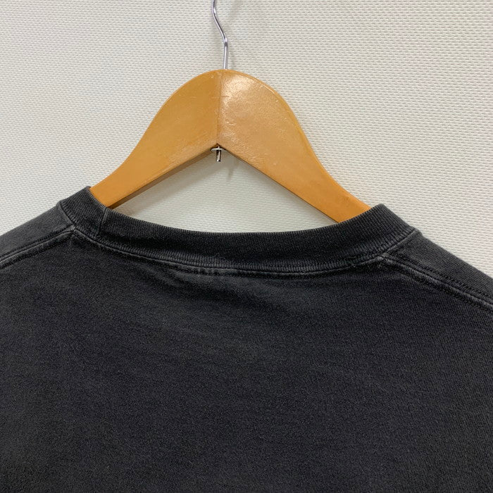 【中古品】【メンズ】 HANES BROADWAY 半袖Tシャツ カットソー トップス ブランド 古着 145-250330-gm-10-fuz サイズ：M カラー：ブラック 万代Net店