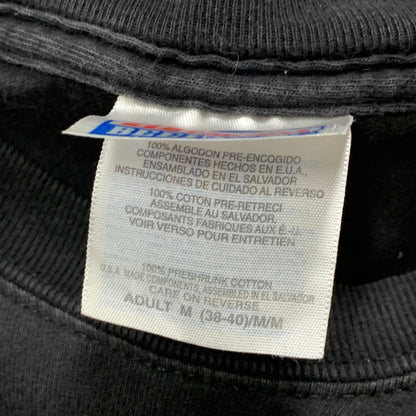 【中古品】【メンズ】 HANES BROADWAY 半袖Tシャツ カットソー トップス ブランド 古着 145-250330-gm-10-fuz サイズ：M カラー：ブラック 万代Net店