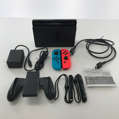 【中古品】 Nintendo Switch ニンテンドースイッチ 本体 Joy-Con(L) ネオンブルー (R) ネオンレッド (ETC) ゲーム 034-250327-mh-03-fuz 万代Net店